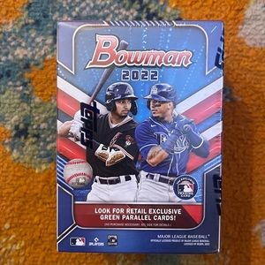 Topps bowman 2022 MLB sports card box NEW
